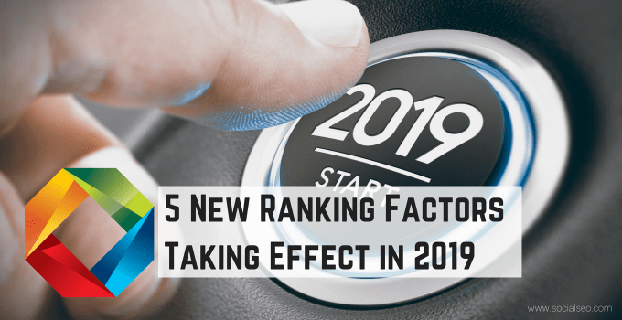 2019 Ranking Factors