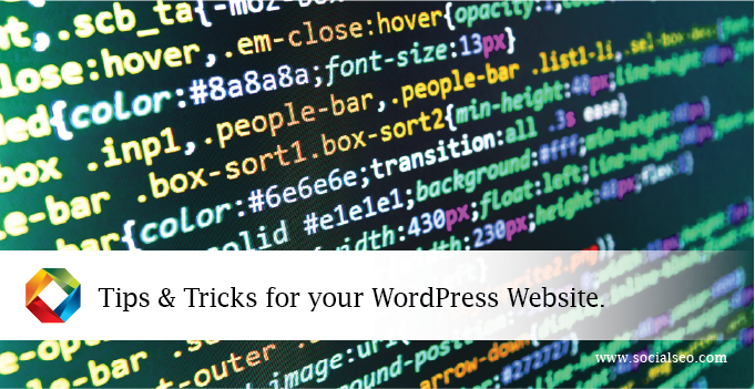 Tips And Tricks For Your WordPress Website